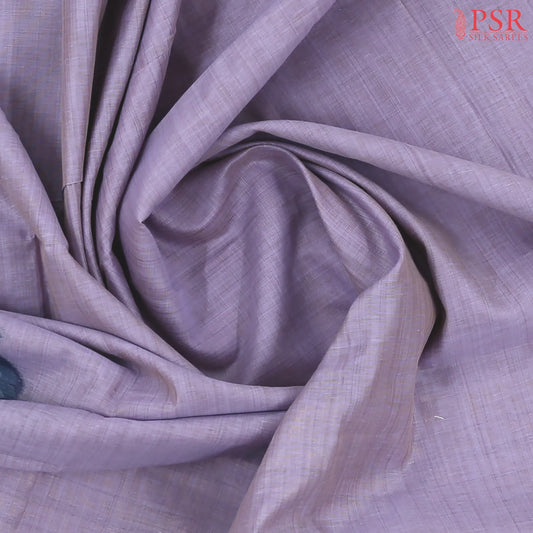 Lavender Ghicha Cotton Saree