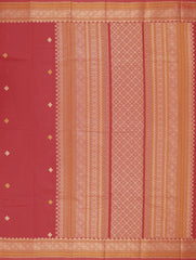 Red Kalakshetra Kovai Cotton Saree