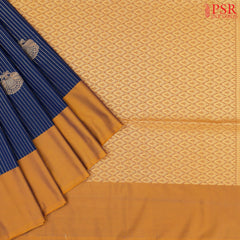 Dark Blue Soft Art Silk Saree