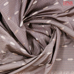 Taupe Grey Soft Art Silk Saree