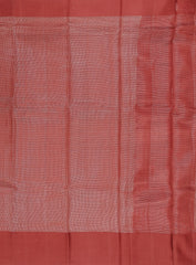 Red Semi Chiniya Saree