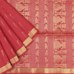 Spanish Red Soft Silk Mix Saree