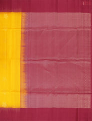 Amber Yellow Soft Silk Saree
