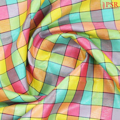 Multicolor Kanchipuram Silk Saree