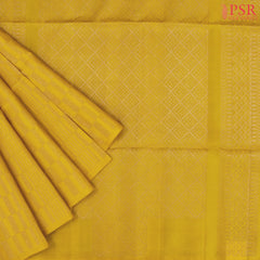 Mustard Yellow Soft Silk Saree