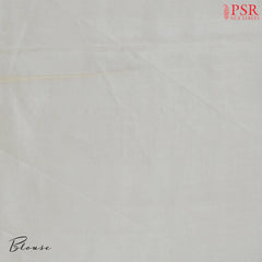 Floral Beige Banaras Tussar Silk Saree