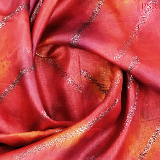 Flames Banaras Tussar Silk Saree