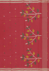 Red Bengal Cotton Saree