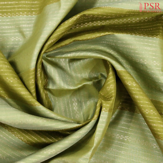 Sage & Olive Green Soft Silk Saree
