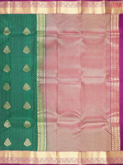 Emerald Green Fancy Kanchipuram Silk Saree