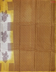 Pearl Grey Banaras Tussar Silk Saree