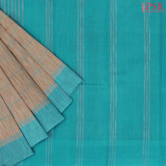 Tan Kanchi Cotton Saree