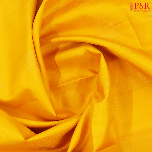Amber Yellow Soft Silk Saree