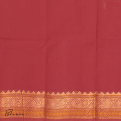 Red Kalakshetra Kovai Cotton Saree