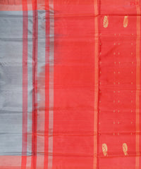 Grey Vazhainaar Silk Saree