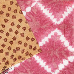 Rouge Pink Cotton Dress Material