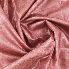 Copper Pink Tissue Soft Silk Saree