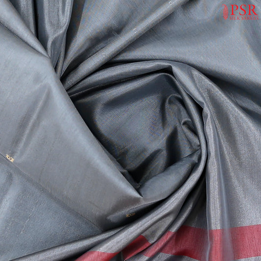 Grey Vazhainaar Silk Saree