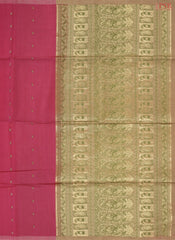 Dark Pink Silk Cotton Saree