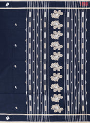 Prussian Blue Byloom Cotton Saree