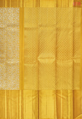 Golden Yellow Kanjivaram Jacquard Silk Saree