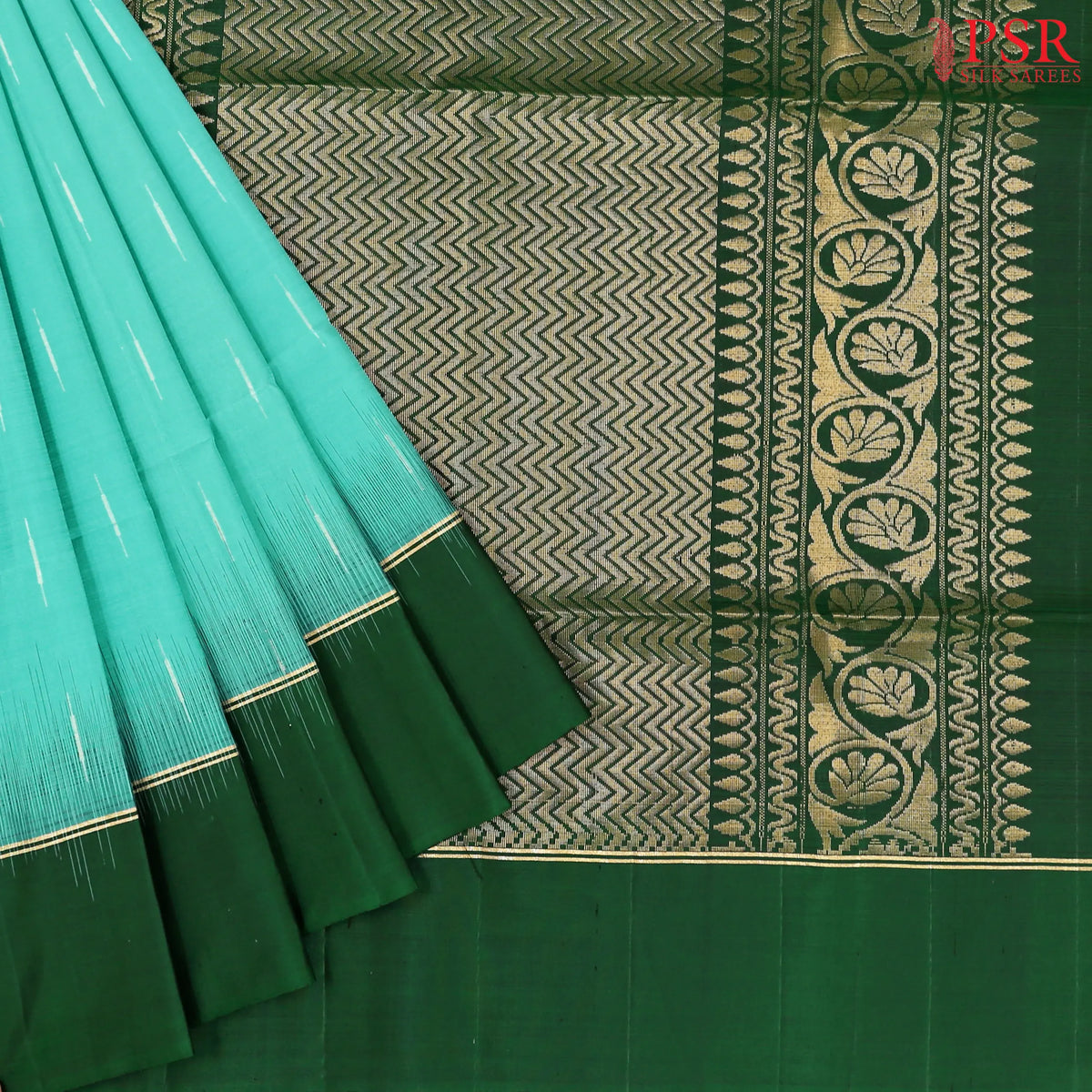 Turquoise Soft Silk Saree