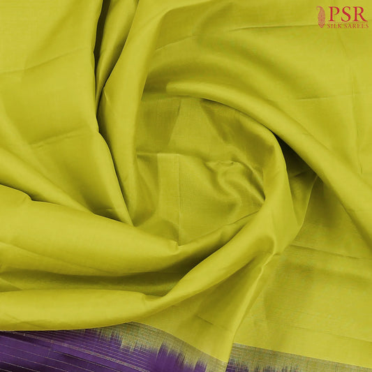 Citrus Green Soft Silk Saree