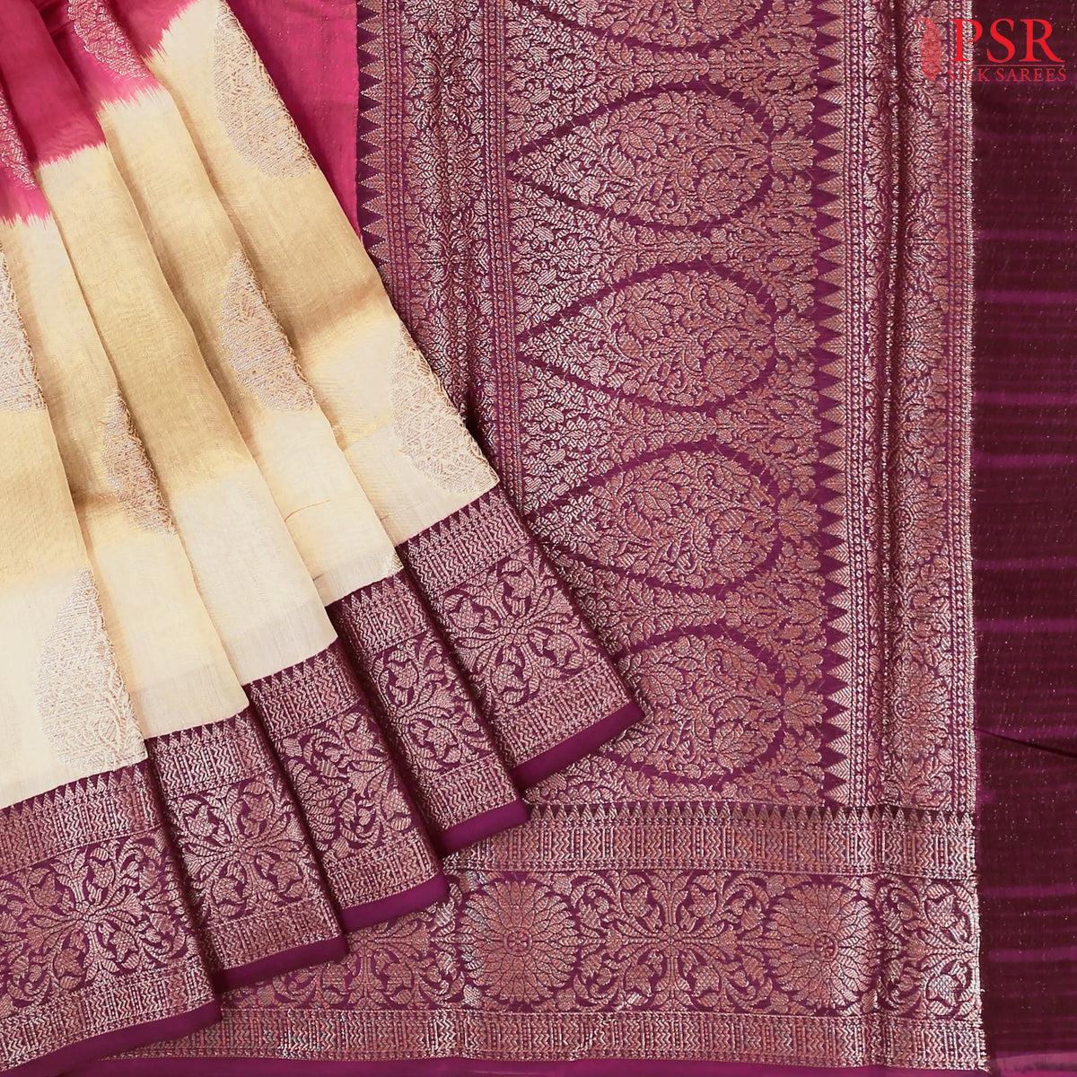 Multicolor Chanderi Silk Cotton Saree
