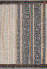 Tussar Beige Kalakshetra Kovai Cotton Saree