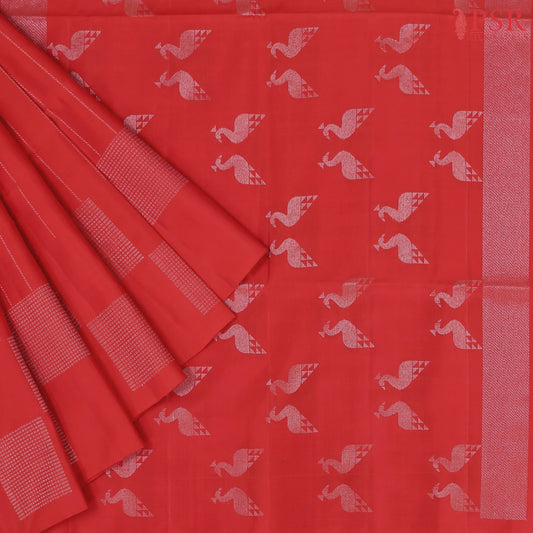 Red Soft Silk Saree