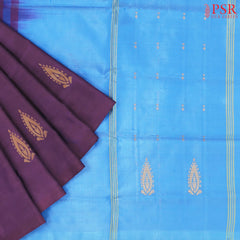 Magenta Purple Vazhainaar Silk Saree
