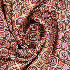 Carob Brown Munga Silk Saree