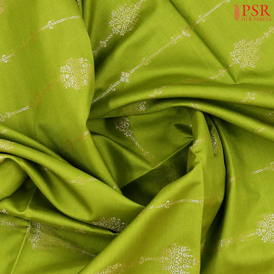 Apple Green Soft Art Silk Saree