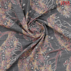 Grey Orissa Cotton Saree