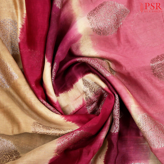 Multicolor Chanderi Silk Cotton Saree