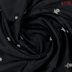 Black Semi Chiniya Saree