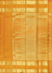 Apricot Orange Kanchipuram Silk Saree