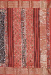 Black Jaipur Cotton Printed Saree