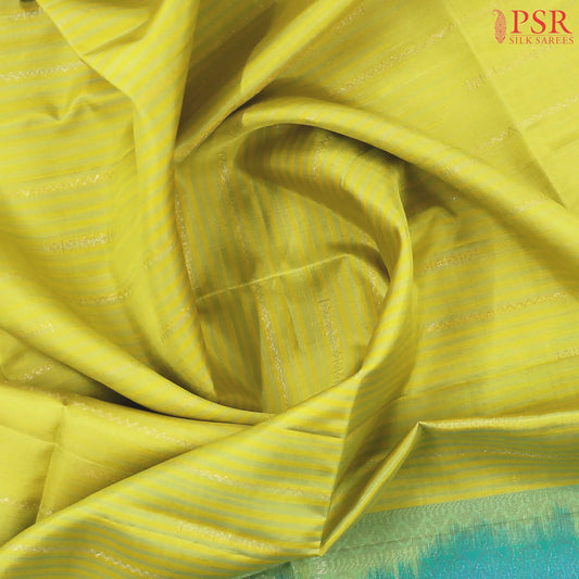 Citrus Yellow Soft Silk Saree