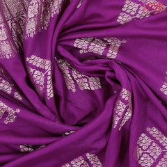 Magenta Purple Georgette Saree
