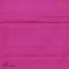Orange & Magenta Kanchipuram Silk Saree
