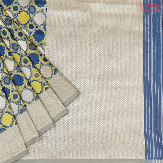 Dorian Grey Semi Banaras Saree