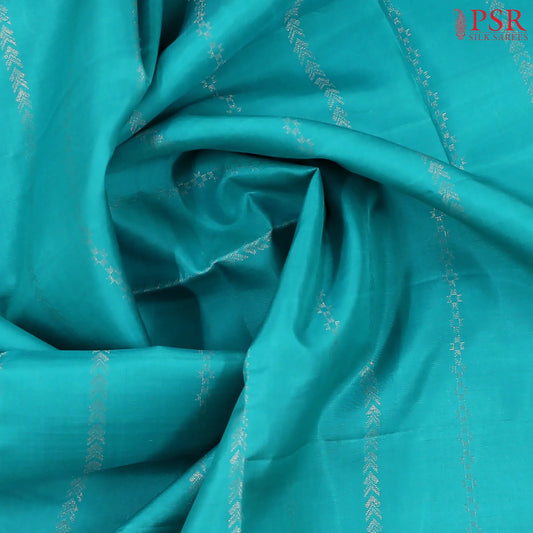 Dark Turquoise Soft Silk Saree