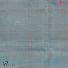 Dark Cerulean Blue Soft Silk Saree