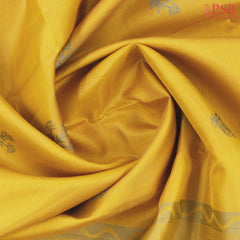 Sunglow Yellow Soft Silk Saree