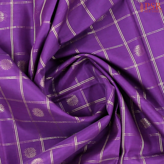 Violet Silk Cotton Saree