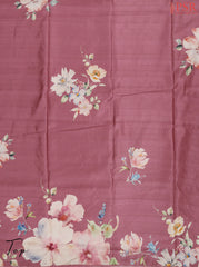 Onion Pink Semi Tassar Dress Material