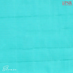 Midnight Blue Kanchipuram Silk Saree