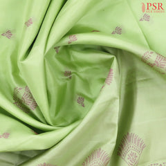 Light Pistachio Green Soft Silk Saree
