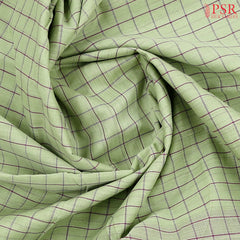 Pistachio Green Mangalagiri Cotton Saree